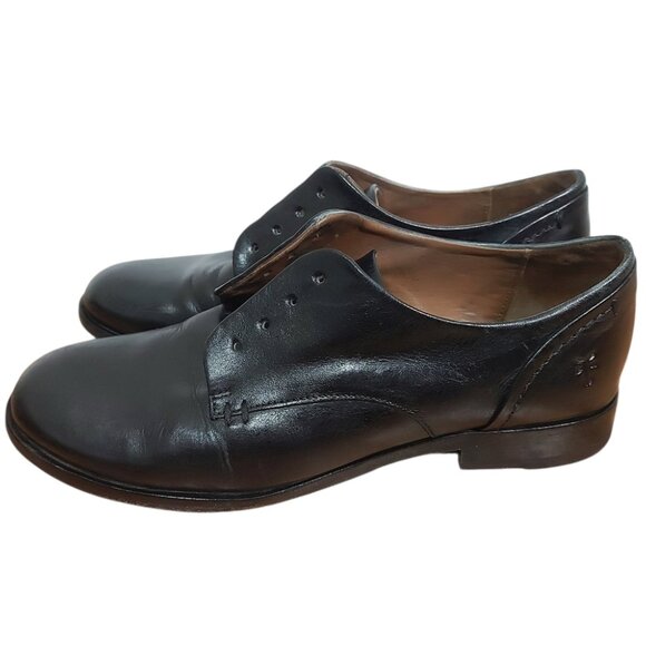 Frye Men Lace-Up Dress Shoes Size 6 M Classic Oxford Black Leather Comfort Fit main image 9
